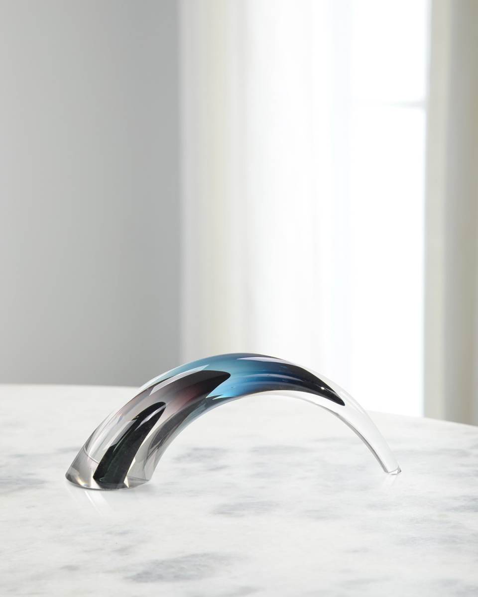 Handblown Multicolor Glass Sculpture